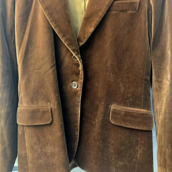 Theory Brown Velvet Women's Blazer. Size L. EUC! - Picture 3 of 7